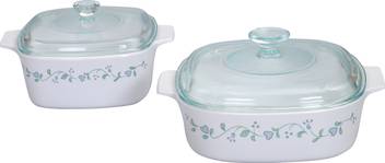 Corningware Country Cottage Pack Of 2 Thermoware Casserole Price