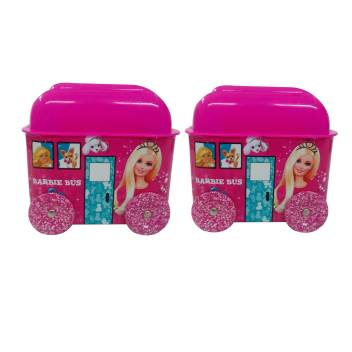 Barbie Bus Shape 2 Metallic Barbie Coin Bank Price In India Buy Barbie Bus Shape 2 Metallic Barbie Coin Bank Online At Flipkart Com