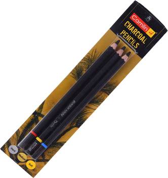 Flipkart Com Camlin Charcoal 3 Pencils 1 Set Hexagonal Shaped