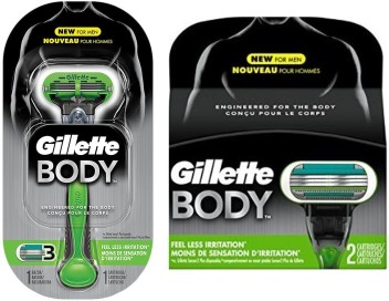 gillette body razor price