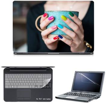 Ganesh Arts Girl Holds Cup With Coloured Nail Polish Sparkle Laptop Skin Combo Set Price In India Buy Ganesh Arts Girl Holds Cup With Coloured Nail Polish Sparkle Laptop Skin Combo