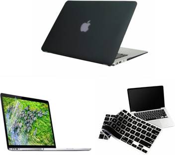Pindia Apple Black Matte Finish Apple Macbook Air 11 11 6 Inch A1370 Hard Case Shell Cover Keyboard Screen Guard Combo Set Price In India Buy Pindia Apple Black Matte Finish Apple