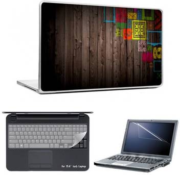 Skin Yard Cool Abstract Design On Wooden Laptop Skins With Laptop