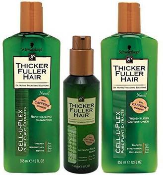 Thicker Fuller Hair Revitalizing Shampoo Weightless Conditioner