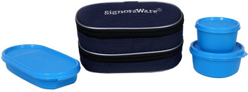 signoraware double decker box with bag