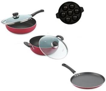 Vinod Giftset Nonstick Combo For Deep Kadai 2 6lts Fry Pan 0 22cm Dosa Tawa 25cm Induction Bottom Cookware Set Price In India Buy Vinod Giftset Nonstick Combo For Deep Kadai 2 6lts Fry Pan 0 22cm India's revolutionary cookware brand that has changed cooking experience and life forever, since 1963. flipkart