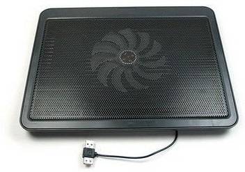 De Techinn Usb Powered Metal Body Big Fan Stand For Laptop Notebook Blue Light 1 Fan Cooling Pad De Techinn Flipkart Com