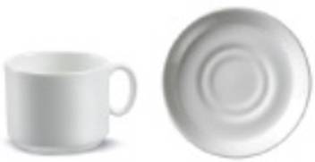 Tata Ceramics Bone China Stackable Cup Saucer Price In India Buy Tata Ceramics Bone China Stackable Cup Saucer Online At Flipkart Com
