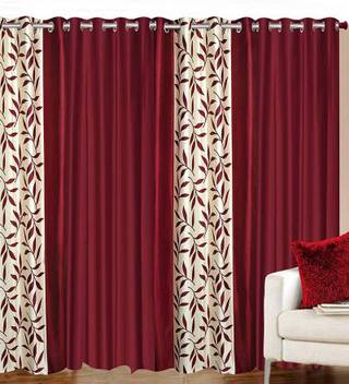 Atoz Home Decor 274 Cm 9 Ft Polyester Long Door Curtain Pack Of 4 Buy Atoz Home Decor 274 Cm 9 Ft Polyester Long Door Curtain Pack Of 4 Online At Best Price In India Flipkart Com