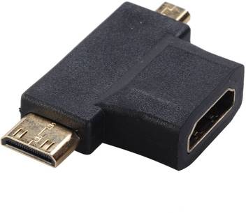 Gadgets Accessories Linetek Hdmi Female To Micro Hdmi Mini Hdmi Male Adapter Converter 0 1 M Hdmi Cable Gadgets Accessories Flipkart Com