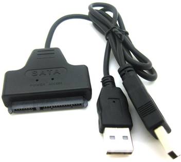 Admi Usb 2 0 To 2 5 Sata 22p Hard Drive Adapter Cable Converter Black 0 3 M Micro Usb Cable Admi Flipkart Com
