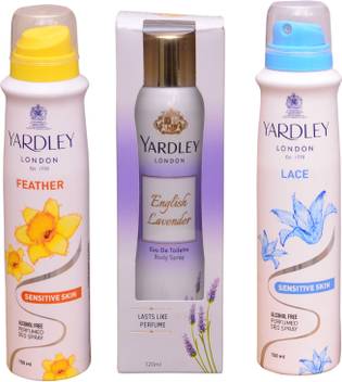 Yardley London Feather English Lavender Lace Perfume Body Spray