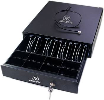 Grandse 9 Compartments Metal Cash Drawer Cash Flipkart Com
