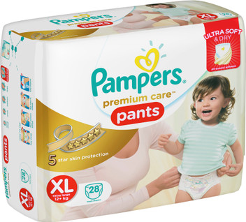 pampers xl flipkart