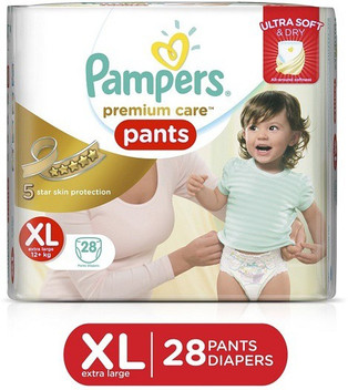 pampers xl flipkart