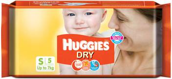 Huggies Dry Diaper S Buy 5 Huggies Cotton Like Inner And Outer