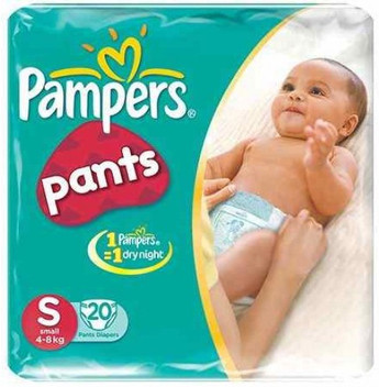 pampers pants small 20 pieces