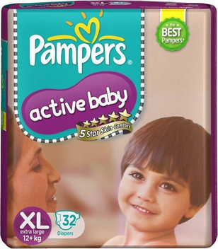 pampers active baby large flipkart