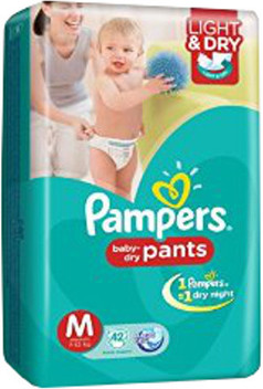 flipkart pampers m size