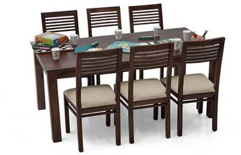 Urban Ladder Arabia Xl Zella Solid Wood 6 Seater Dining Set Price In India Buy Urban Ladder Arabia Xl Zella Solid Wood 6 Seater Dining Set Online At Flipkart Com