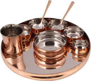 Raghav India Copper Raghav India Pure Copper Steel Brass Maharaja Thali Set Dinner Set Price In India Buy Raghav India Copper Raghav India Pure Copper Steel Brass Maharaja Thali Set Dinner Maharaja bhog has the best and tastiest rajasthani food i've tasted ever and i've been to a lot of thali restaurants.