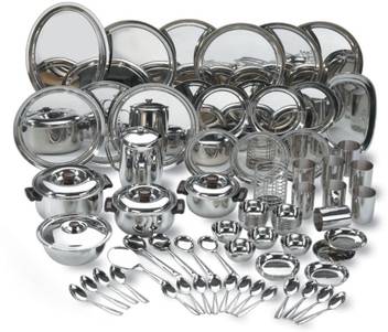 Vinod Pack Of 85 Stainless Steel Dinner Set Price In India Buy Vinod Pack Of 85 Stainless Steel Dinner Set Online At Flipkart Com Bộ sưu tập của đạt đào tiến. vinod pack of 85 stainless steel dinner set