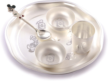 silver bowl and spoon for baby online