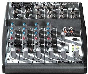 Behringer Xenyx 802 Premium 8 Input 2 Bus Mixer With Mic Preamps And British Eqs Wired Dj Controller Price In India Buy Behringer Xenyx 802 Premium 8 Input 2 Bus Mixer With Mic Preamps And