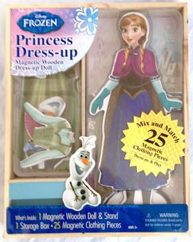 Disney Frozen Princess Anna Dress Up Magnetic Wooden Doll Frozen Princess Anna Dress Up Magnetic Wooden Doll Shop For Disney Products In India Flipkart Com