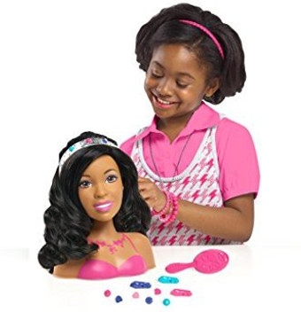 barbie glam party styling head