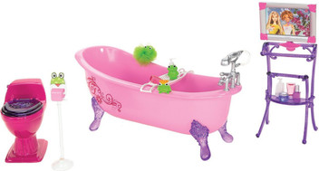 barbie with bathtub