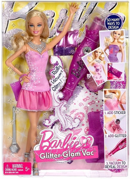 barbie glam vacuum set