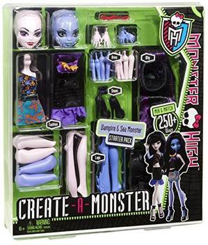 Monster High Create A Monster Witch Cat Girl Starter Set Create