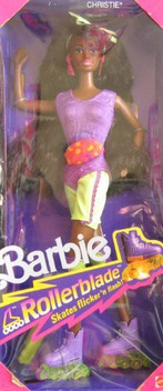 rollerblading barbie