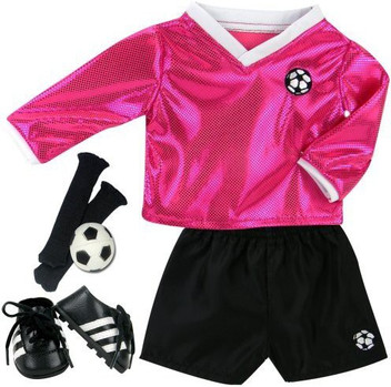 18 inch doll soccer outfit