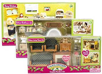 Calico Critters Gifts Calico Critters Deluxe Bathroom Set Kozy