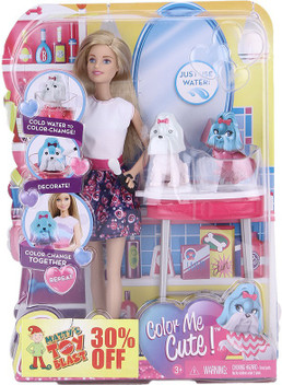 barbie color me cute