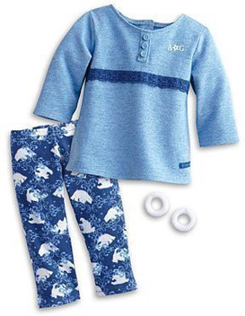 american girl polar bear pajamas