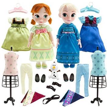 Frozen Store Deluxe Frozen Animators Elsa And Anna Toddler Doll