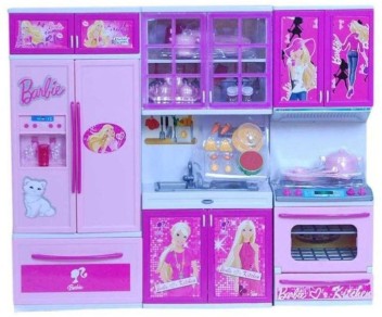 barbie new kitchen set