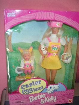 easter egg hunt barbie and kelly
