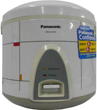 Panasonic Sr Ka 18 Fa Electric Rice Cooker With Steaming Feature