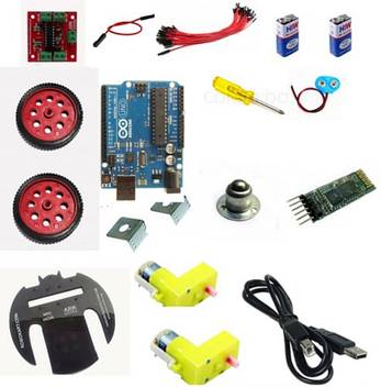 Robokart Androidbotics Complete Kit With Arduino Uno Electronic