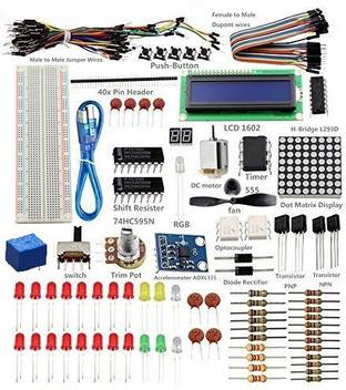 Robokart Arduino Uno Starter Kit Platinum Plus Level Breadboard