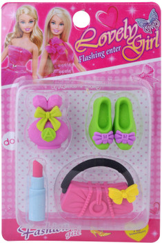 barbie eraser set