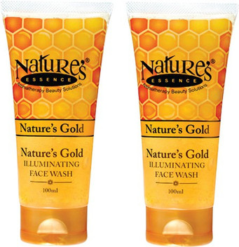 gold illuminating face wash