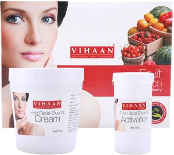 Vihaan Fruit Facial Bleach Strawberry Price In India Buy Vihaan