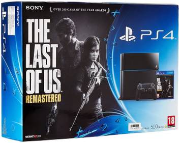 Sony Playstation 4 Ps4 500 Gb With The Last Of Us Price In India Buy Sony Playstation 4 Ps4 500 Gb With The Last Of Us Black Online Sony Flipkart Com