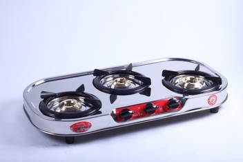 Rbj Surya C Isi Mark 3 Burner Oval Stainless Steel Manual Gas Stove Price In India Buy Rbj Surya C Isi Mark 3 Burner Oval Stainless Steel Manual Gas Stove Online