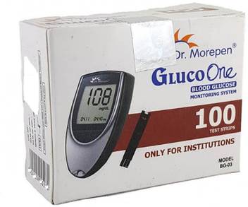 Dr Morepen Glucoone Bg 03 100 Glucometer Strips Price In India Buy Dr Morepen Glucoone Bg 03 100 Glucometer Strips Online At Flipkart Com